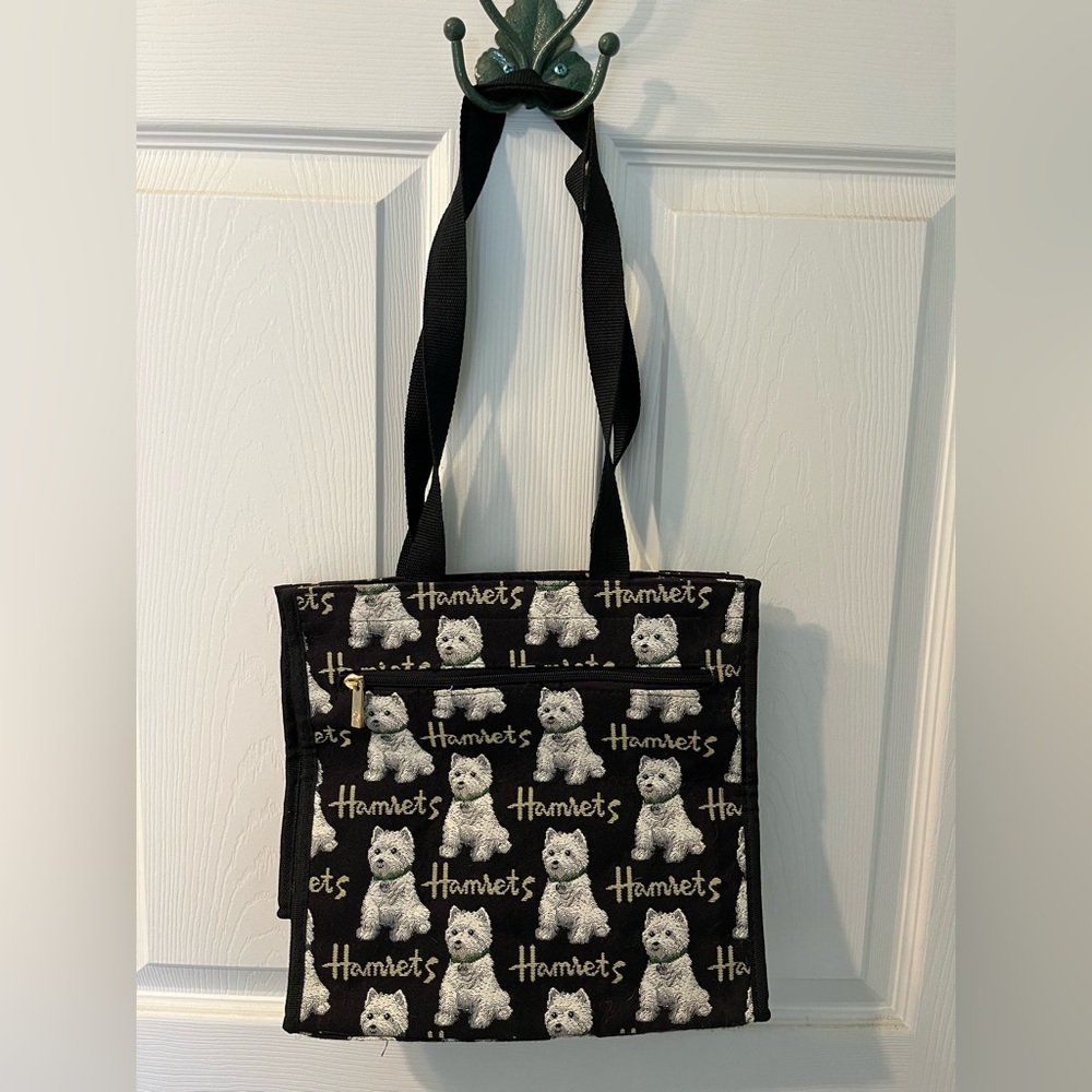 Black and White West Highland Terrier Dog Tote Bag